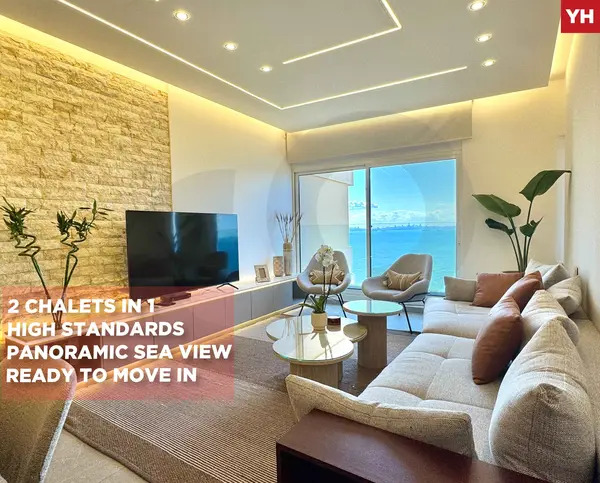 CHALET- 24/7 security-Sea view/TABARJA