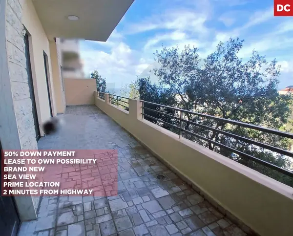50% Down Payment/Bouar /Sea view !