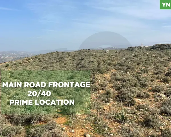 LAND/Zgharta , road frontage !