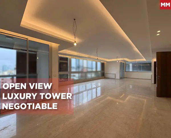 3 Balconies/2 Elevators/24/7 Security/Achrafieh