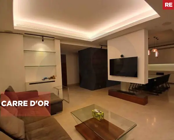 2 balconies/1maid room/24/7 electricity/Achrafieh