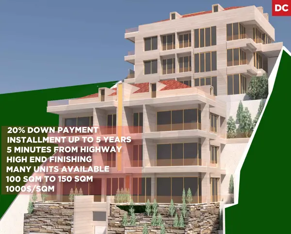 Only 20% down payment/ Under Construction/Zeitoun