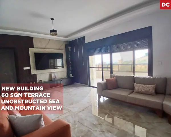 Open Sea & Mountain View | 60 SQM Terrace/HALAT,JBEIL