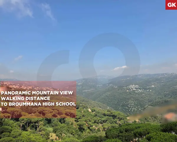 Panoramic mountain view/Prime location/Broummana,METN