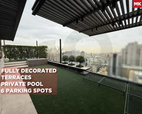 Triplex penthouse/Achrafieh,BEIRUT /panoramic view/Private Pool