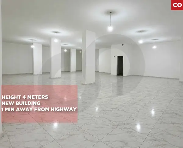 WAREHOUSE/4-meter ceiling height/strategic location/BOUAR,KESEROUAN