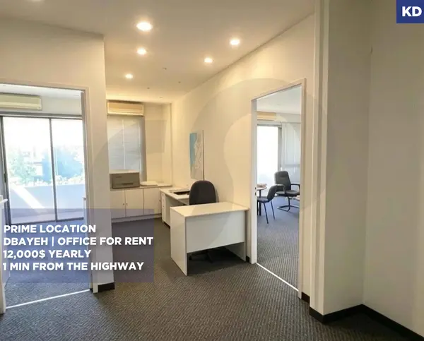 OFFICE/ IDEAL FOR SPA OR CLINIC /DBAYEH,METN/strategic location