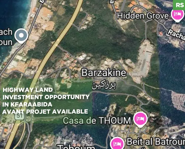 LAND/ Kfaraabida /BATROUN/ directly along the highway