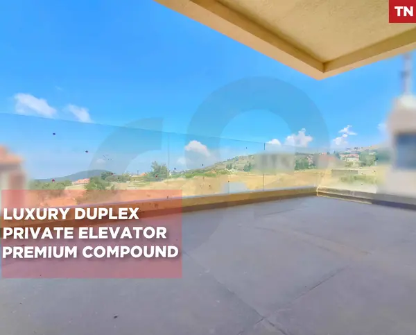DUPLEX/private compound/Ehden,ZGHARTA /unobstructed panoramic view