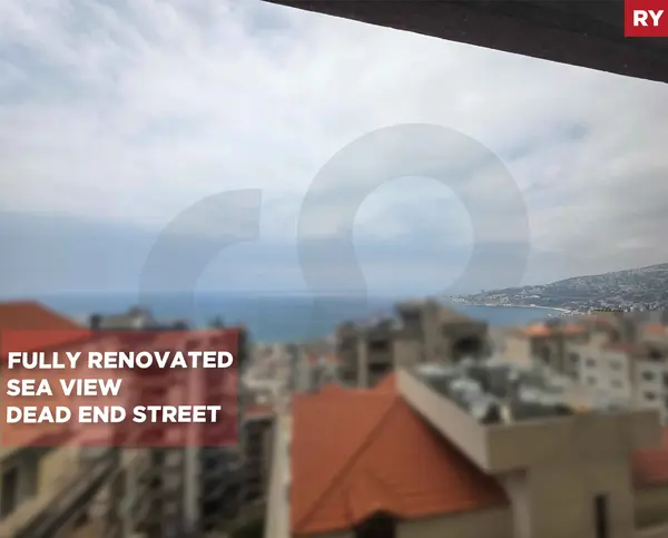 DEAD-END STREET/ fully renovated building/ Sea View/HARET SAKHER,KESEROUAN