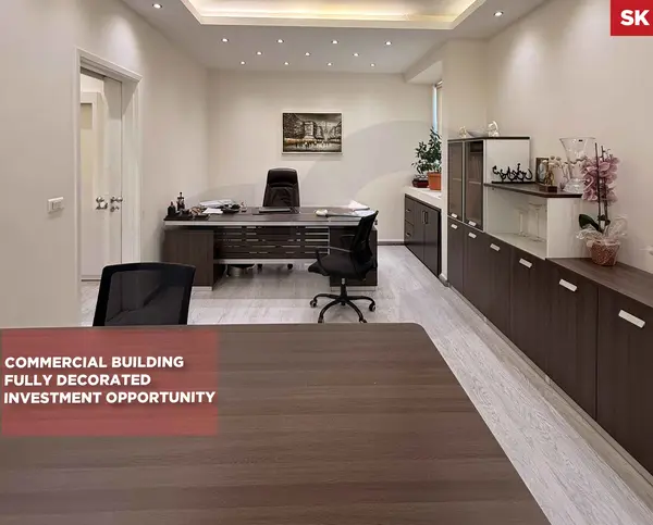 OFFICE/Well-maintained commercial building/fully decorated/JAL EL DIB,METN – PRIME LOCATION