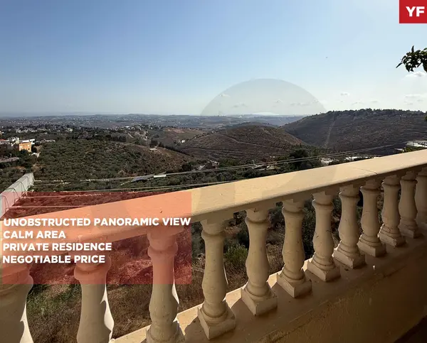 Stand Alone House/ Unobstructed panoramic view - calm area/JARJOUH,NABATIEH