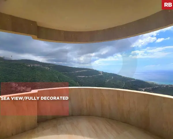 Fully decorated/ breathtaking panoramic views/prime location/BLAT,JBEIL
