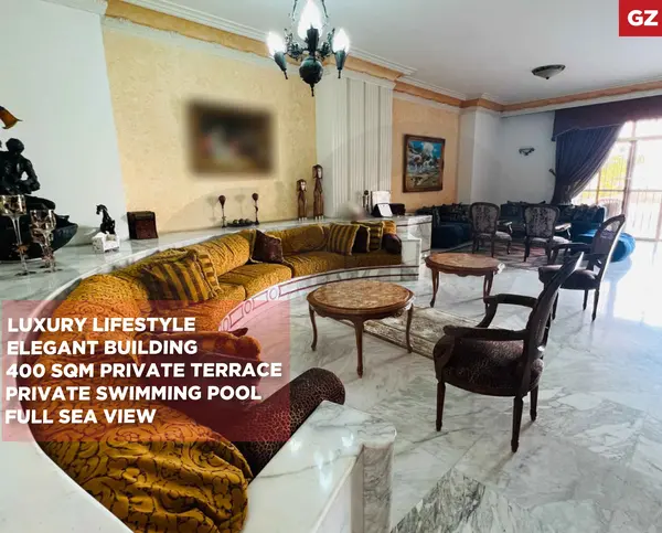 RENTAL DEAL/ prestigious and elegant building/FULL SEA VIEW/Sahel Alma,KESEROUAN