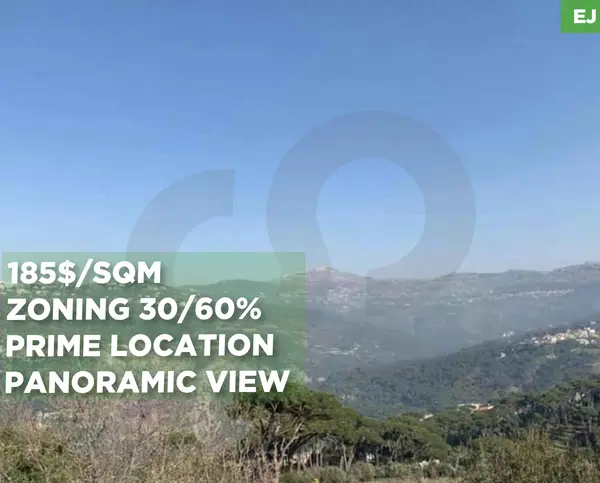 LAND/ panoramic views/easy access to the city/Abadiyeh,BAABDA