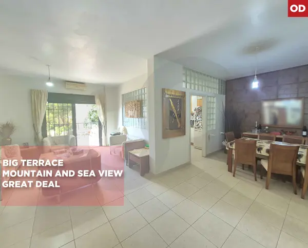 Dead end street/calm area/mountain and sea view/ Dik El Mehdi,METN