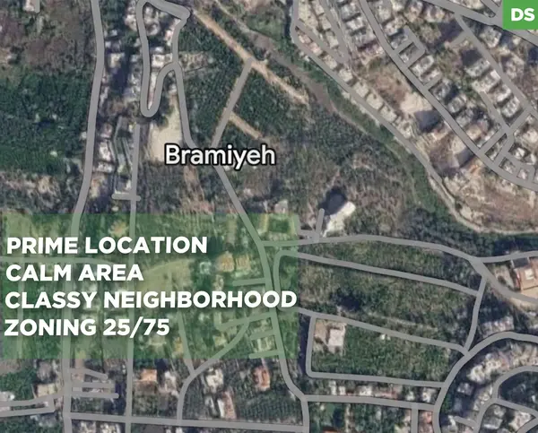 LAND/very calm dead end street/ prime location/Bramiyeh,SAIDA