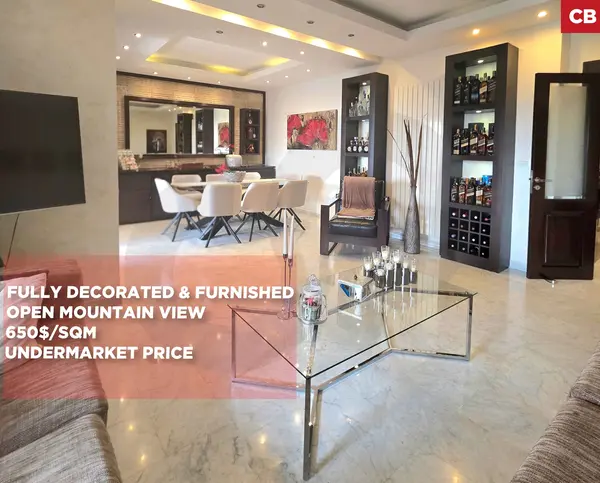 Fully furnished,equipped and decorated/Kfour,keserouan