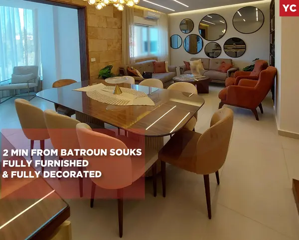 Fully furnished AND decorated/Well-maintained building/BATROUN