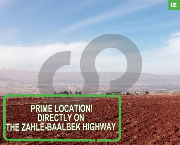 Land in Zahle - Baalbek highway