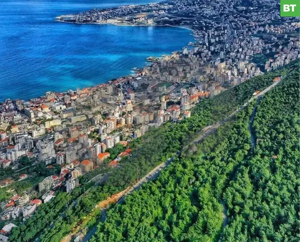 Prime location land with no slope in kafarhab