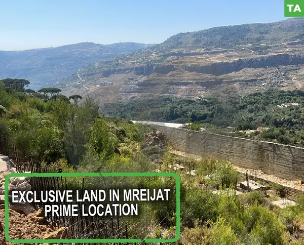 Exceptional Investment Opportunity – Exclusive Land in Mreijat – Prime Location
