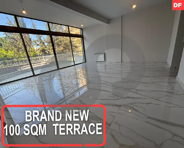Brand new, 100sqm terrace, metn, dbayeh