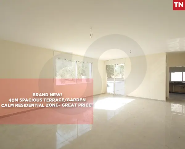 Brand New 135 SQM Apartment with 40 SQM Terrace for Sale in Zgharta – Calm Area – 3 Bedrooms – Excellent Natural Light – Only 90,000$