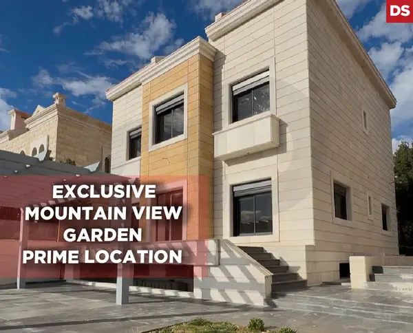 luxurious gated community, view, garden, jezzine