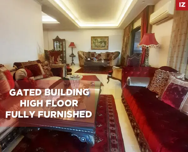 High Floor Furnished Gated Building Apartment for Sale