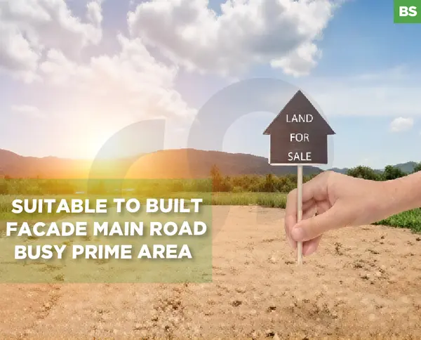Prime area, Facade Road directly, Square Shape,zalka