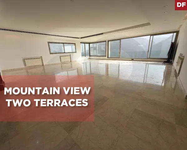 2 tarraces, covered parking, mountain view,Rabweh