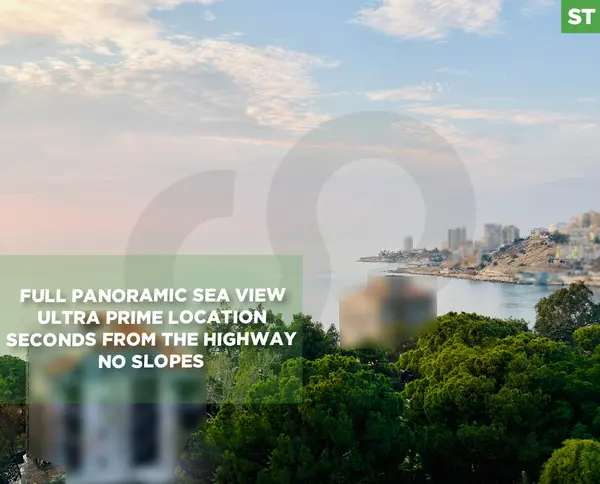 Panoramic Sea view, No slopes ,Kfar Hbab