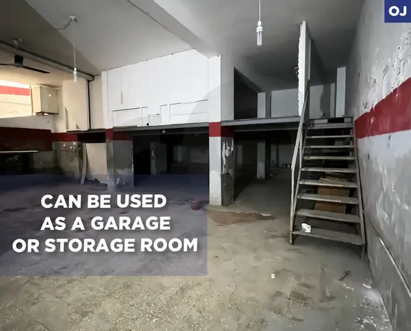 can be used as a garage or storage room, Zalka