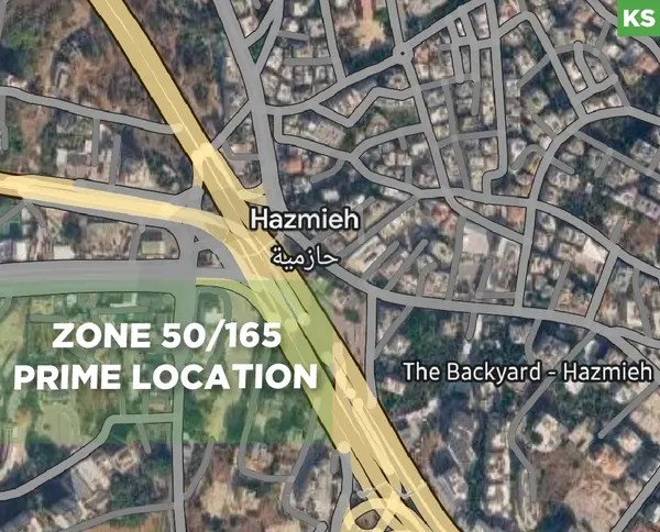 Zone 50/165, prime location, Hazmiyeh