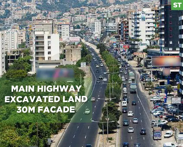 main highway, prime area, excavated land, Ghazir
