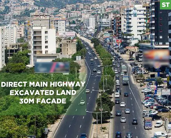 direct main highway, excavated land, Ghazir