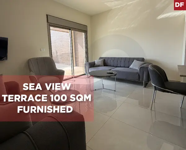 parking, sea view, terrace, Furnished , Dbaye