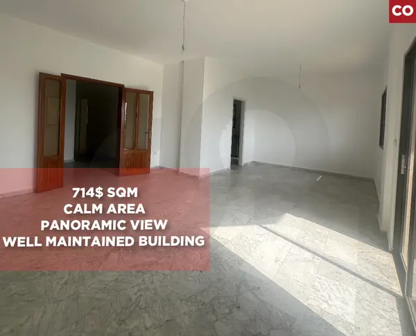 panoramic view, 4 balconies, parking, safra