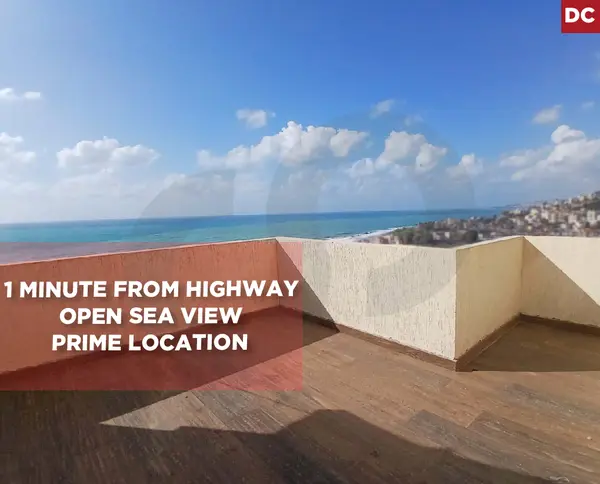 open sea view, terrace, balconies, 2 parking,Okaibe