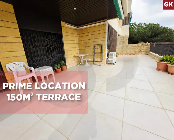 2 underground parking spots, terrace,Broummana