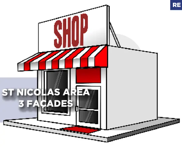 3 Façades, prime location, achrafieh, St. Nicolas