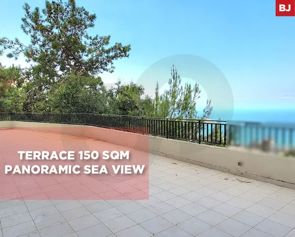 Terrace 150sqm , Panoramic Sea View ,Sahel Alma