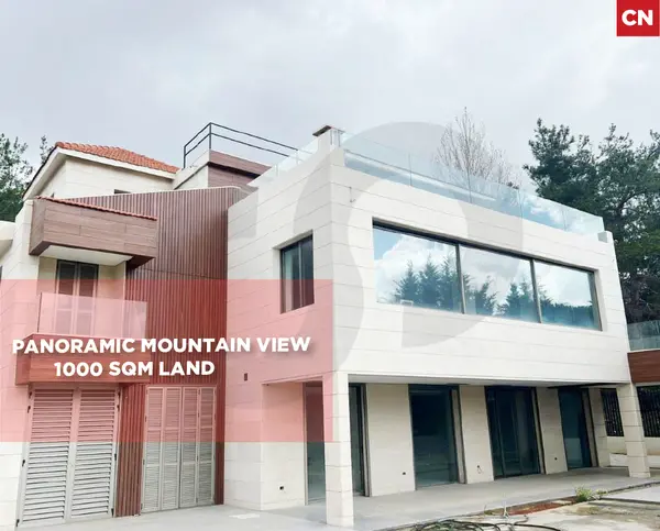 Panoramic Mountain view , 1000 sqm land, Baabdat