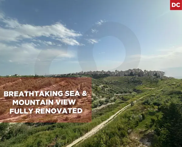 2 parking spots,Unobstructed mountain&sea view,Saida