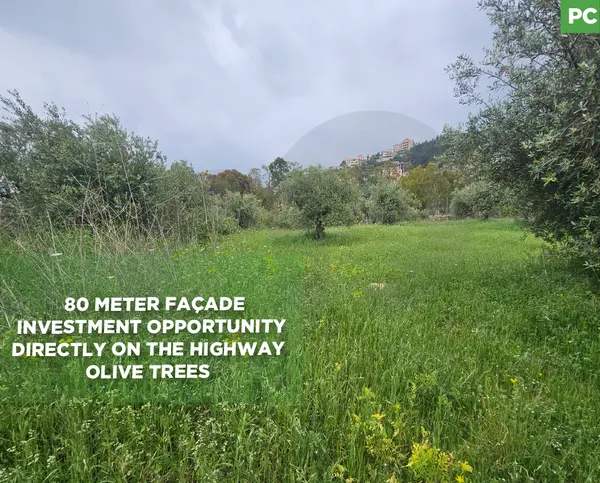 Directly on the Highway ,80 meter façade,Zgharta