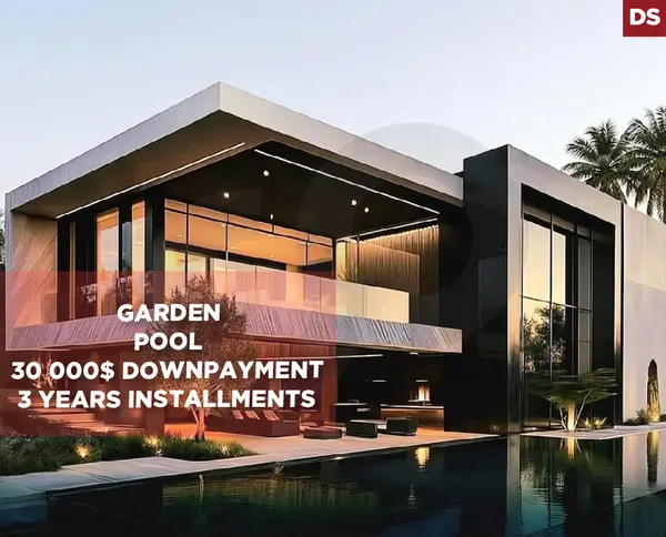 Under construction, pool, garden, Kfarjarra, Saida