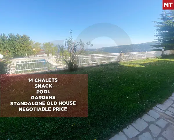 Resort,14 Chalets,Snack, Pool,Gardens,Zgharta Town