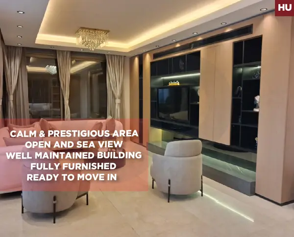 Calm & prestigious area, sea view, beirut, jnah