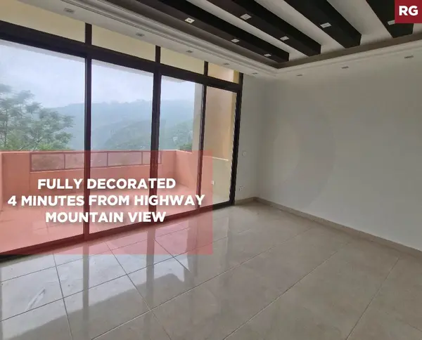 mountain view, Fully Decoreted, jbeil, hboub